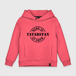 Толстовка оверсайз детская Made in Tatarstan, цвет: коралловый