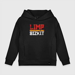 Толстовка оверсайз детская LIMP BIZKIT, цвет: черный