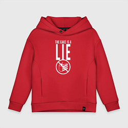 Толстовка оверсайз детская PORTAL, цвет: красный