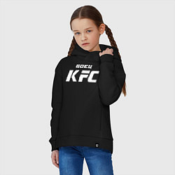 Толстовка оверсайз детская Боец KFC, цвет: черный — фото 2