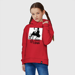 Толстовка оверсайз детская Все было не зря, цвет: красный — фото 2