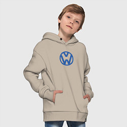 Толстовка оверсайз детская Volkswagen, цвет: миндальный — фото 2