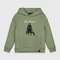 Толстовка оверсайз детская Bloodborne, цвет: авокадо