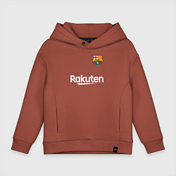 Толстовка оверсайз детская BARCELONA, цвет: кирпичный