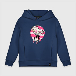 Толстовка оверсайз детская ОТЕЛЬ ХАЗБИН, цвет: тёмно-синий