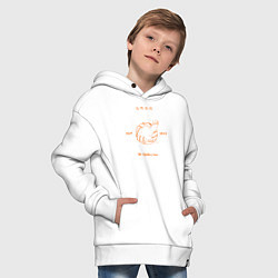Толстовка оверсайз детская ВОЛЕЙБОЛ!! HAIKYUU!!, цвет: белый — фото 2