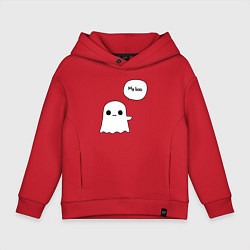 Толстовка оверсайз детская My boo, цвет: красный