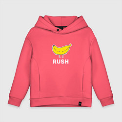 Толстовка оверсайз детская RUSH BANANA, цвет: коралловый