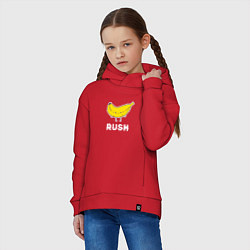 Толстовка оверсайз детская RUSH BANANA, цвет: красный — фото 2