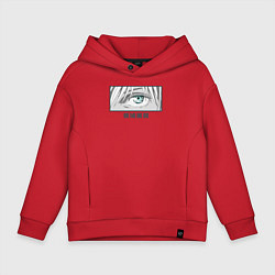 Толстовка оверсайз детская Расширение территории, цвет: красный