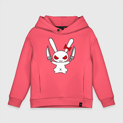 Детское худи оверсайз Зайка с ножами