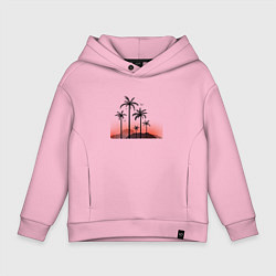 Детское худи оверсайз Palm tree