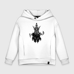 Толстовка оверсайз детская Мортред Phantom Assasin DOTA2, цвет: белый