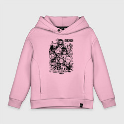 Детское худи оверсайз Персонажи Ван-Пис Большой куш