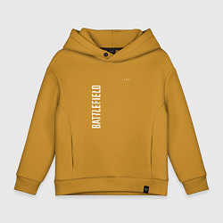 Детское худи оверсайз BATTLEFIELD 2042 БЕЛЫЙ ЛОГОТИП