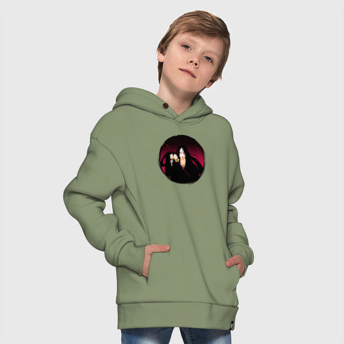 Детское худи оверсайз Банкай Унаханы Блич / Авокадо – фото 4