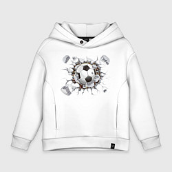 Детское худи оверсайз Футбол внутри