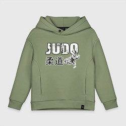 Толстовка оверсайз детская Style Judo, цвет: авокадо