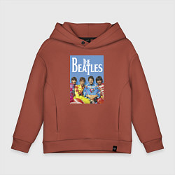 Детское худи оверсайз The Beatles - world legend!