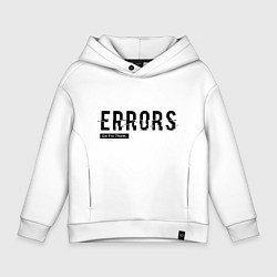 Толстовка оверсайз детская Watch Dogs: Error, цвет: белый