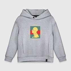 Толстовка оверсайз детская PUCCI GOLD ПУЧЧИ ЗОЛОТО, цвет: меланж