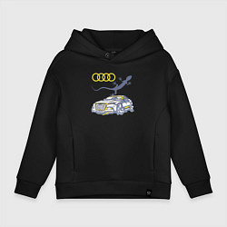 Детское худи оверсайз Audi Quattro - зачётное точило!