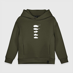 Детское худи оверсайз ВИДЫ ТАНКОВ