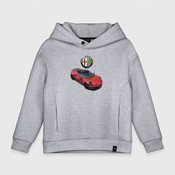 Детское худи оверсайз Alfa Romeo - просто мечта!