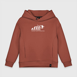 Детское худи оверсайз Следующий уровень Эволюции скейтбординг