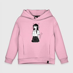 Детское худи оверсайз Коми неко