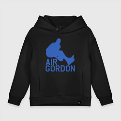 Толстовка оверсайз детская Air Gordon, цвет: черный