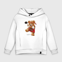 Детское худи оверсайз МИШКА ТАЙСКИЙ БОКС THAI BOXING MUAY THAI