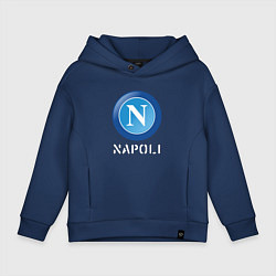 Толстовка оверсайз детская SSC NAPOLI Napoli, цвет: тёмно-синий