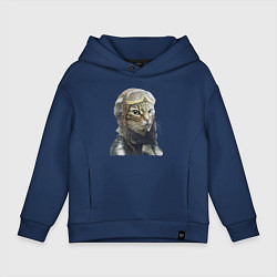 Детское худи оверсайз Кот - пилот The pilot Cat