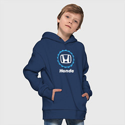 Толстовка оверсайз детская Honda в стиле Top Gear, цвет: тёмно-синий — фото 2