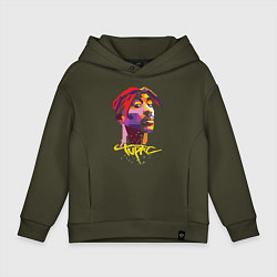 Детское худи оверсайз Tupac Color