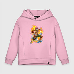 Детское худи оверсайз Нацу Драгнил и Хеппи