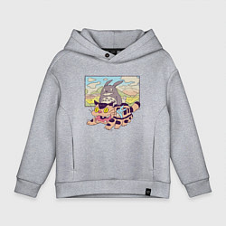 Детское худи оверсайз Тоторо на котобусе
