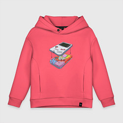 Детское худи оверсайз Game boy insides