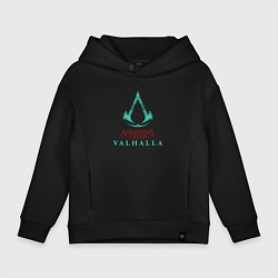 Детское худи оверсайз Assassins Creed Valhalla - logo