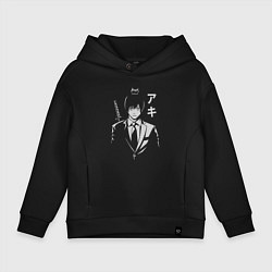 Детское худи оверсайз Охотник на демонов Аки