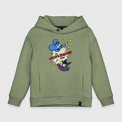 Детское худи оверсайз Симпсоны - шоу Щекотки и Царапки