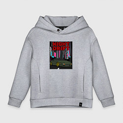 Детское худи оверсайз Night Drift Tokyo Nissan 180sx 200sx 240sx Silvia