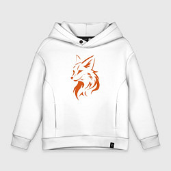 Детское худи оверсайз Голова лисы