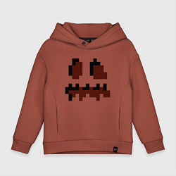 Детское худи оверсайз Лицо тыквы - Хеллоуин - Майнкрафт