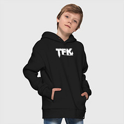 Толстовка оверсайз детская Thousand Foot Krutch лого, цвет: черный — фото 2