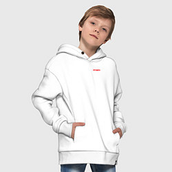 Толстовка оверсайз детская Arasaka uniform, цвет: белый — фото 2