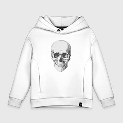 Детское худи оверсайз Platinum Cut Skull