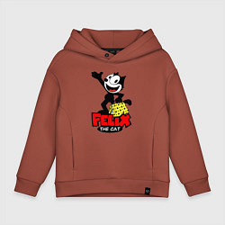 Детское худи оверсайз Cat Felix magic bag