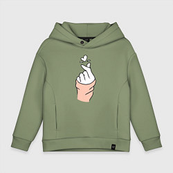 Детское худи оверсайз Hand click